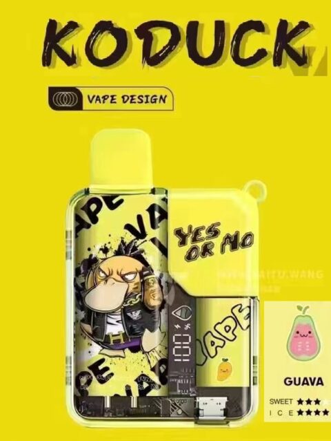 Koduck Digital Box Disposable Vape Pod 9000 Puffs - Guava