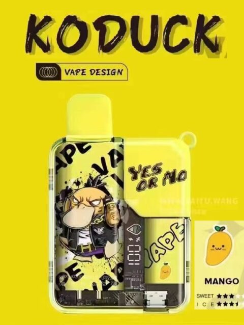 Koduck Digital Box Disposable Vape Pod 9000 Puffs - Mango