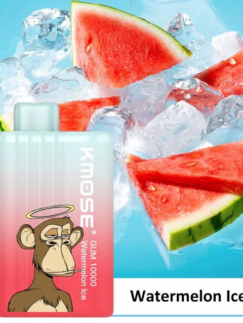 Kmose Gum Disposable Vape Pod 10000 Puffs -Watermelon lce